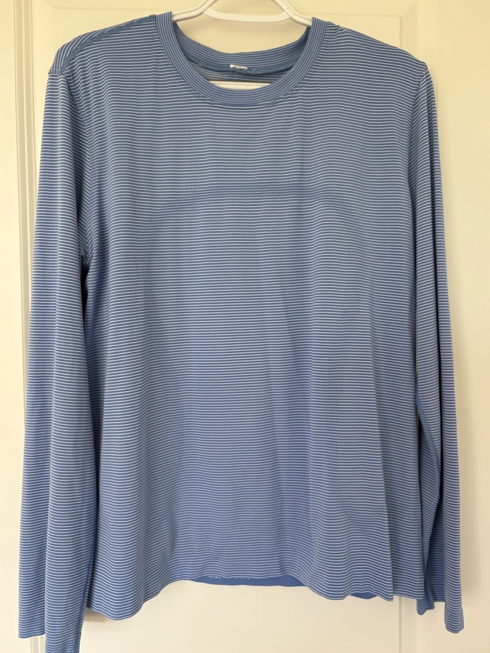 Lululemon Striped Swiftly tech long sleeve - Prep Blue size 8